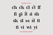 Baithe-Modern Retro Serif, a Serif Font by BOOSH Studio (Thumbnail 14 of 17)