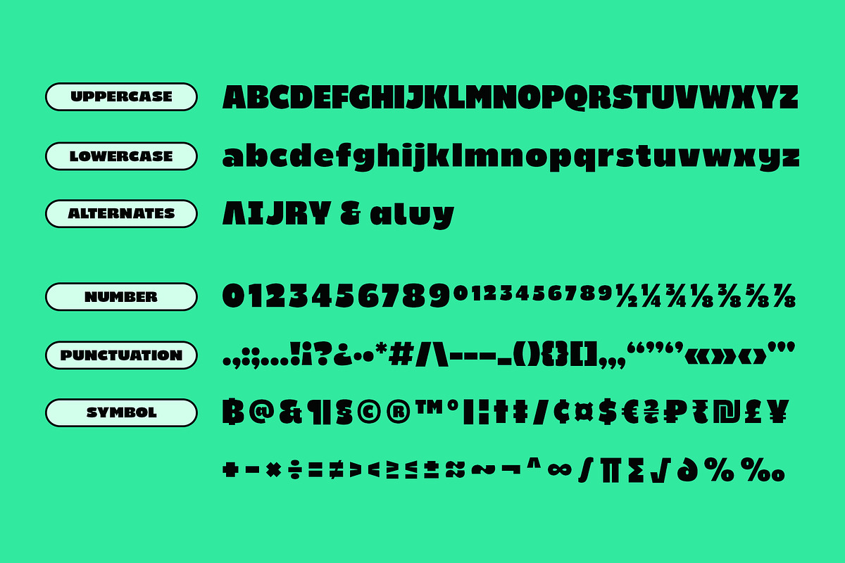 Bagor Font, a Sans Serif Font by trustha (Photo 12 of 12)