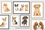 15 Bundle Watercolor Small Dog Pet, an Animal Illustration by Morspective (Thumbnail 4 of 8)