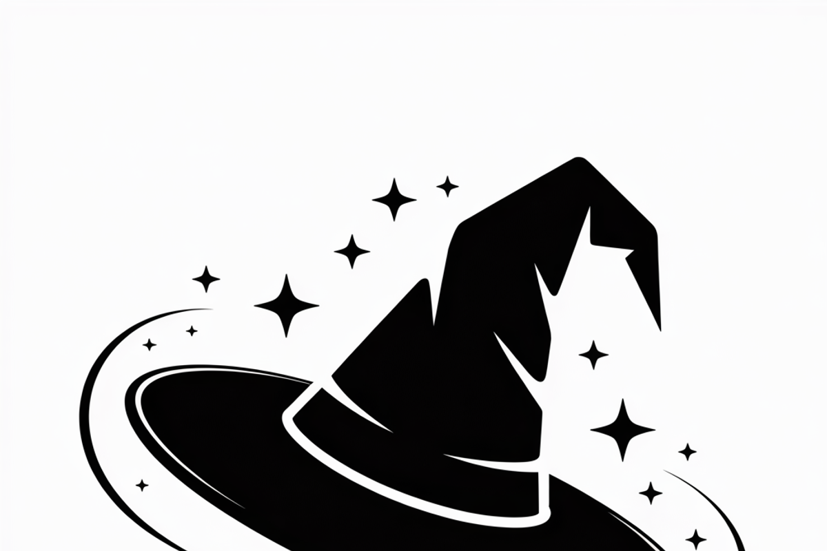 Halloween witch hat designed, an Illustration by Amazin_art (Photo 10 of 21)