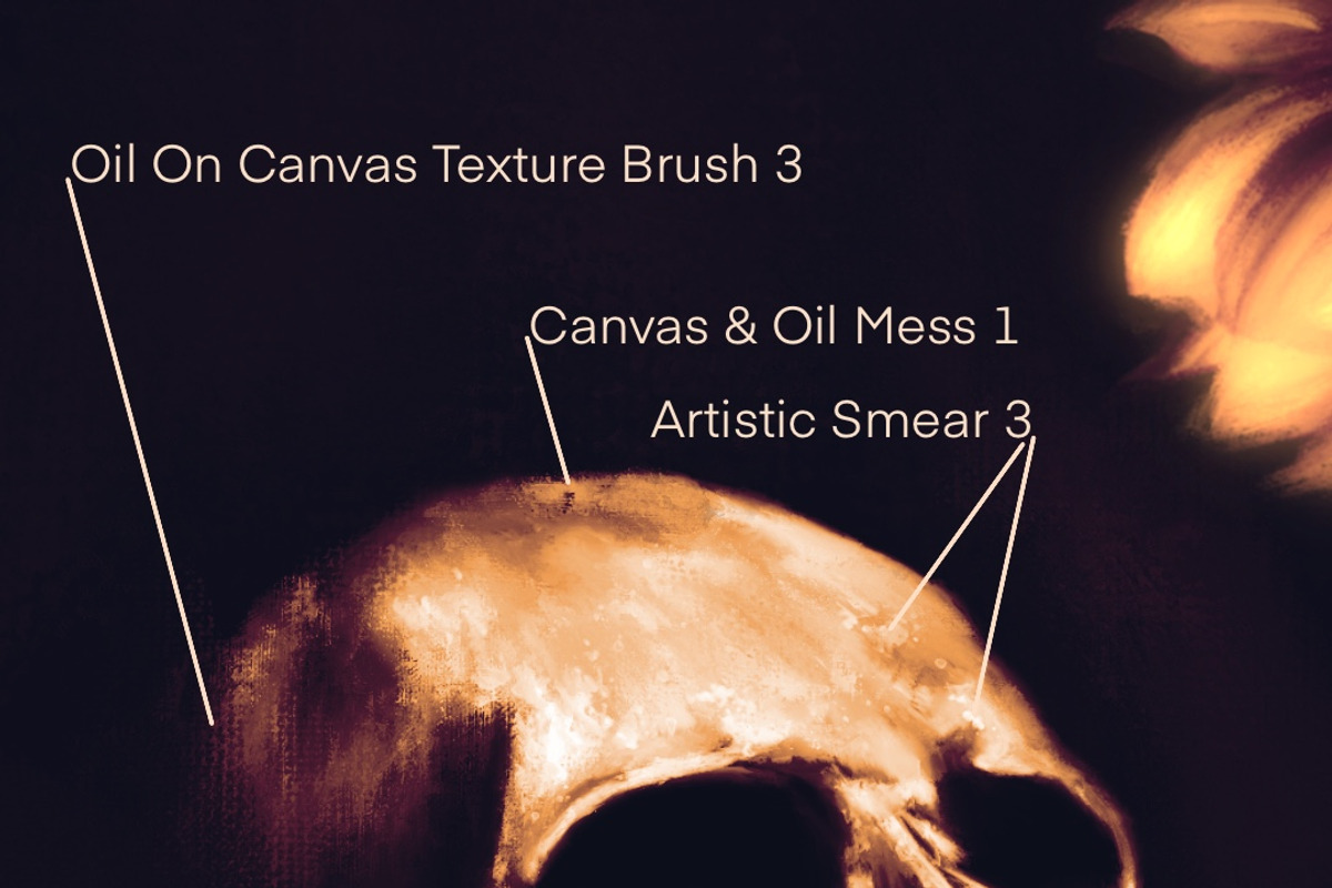 Oil Brushes for Procreate, a Brush Add-On by OlgaRom (Photo 8 of 9)