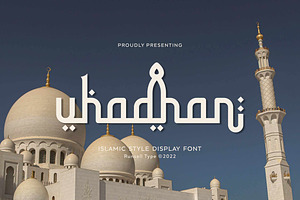 uhadhan - Arabic Font Style