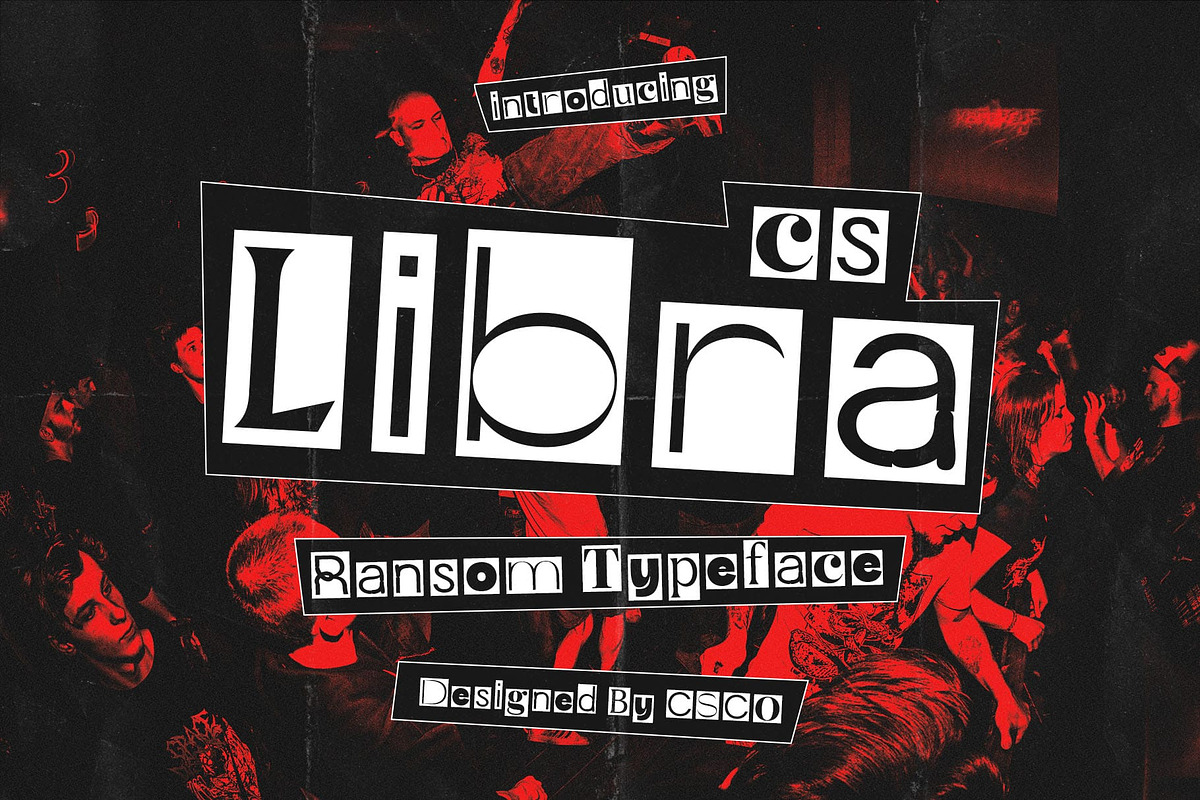 CS Libra – Collage Font, a Sans Serif Font by Craft Supply Co. (Photo 1 of 8)