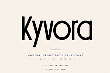 Kyvora – Modern Display Font