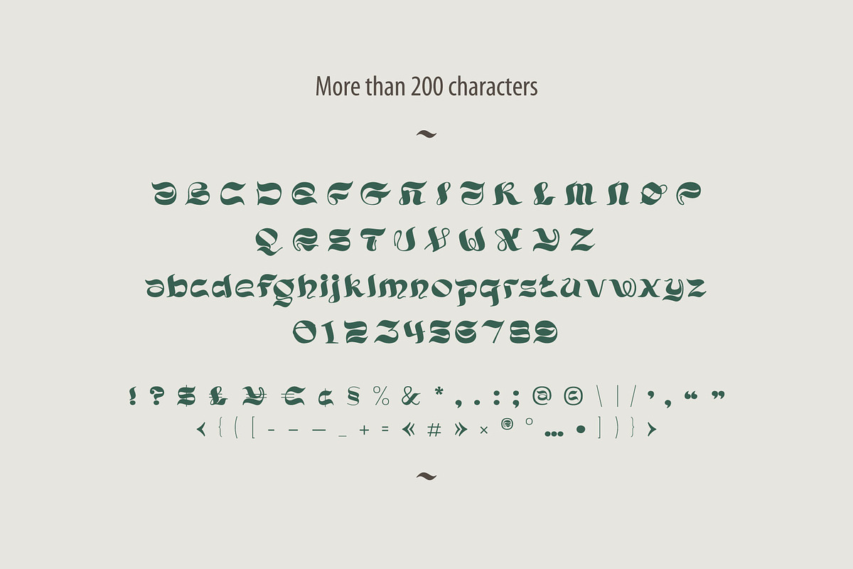 Pagesso new renaissance script font, a Script Font by kaer_shop