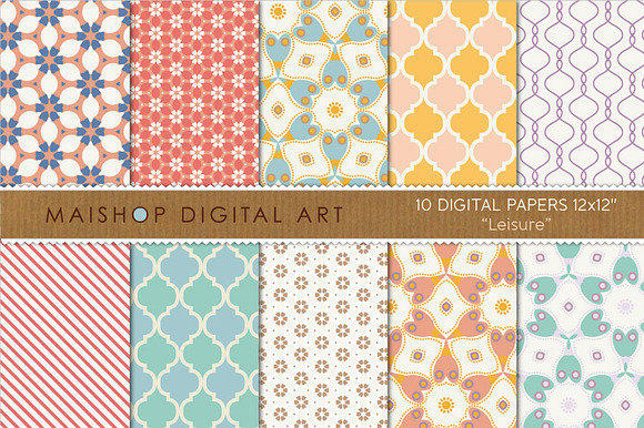 Digital Paper Leisure preview 4
