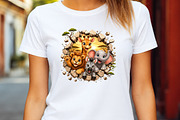Cute Safari Animals PNG, an Animal Illustration by DreamArtGraphic (Thumbnail 4 of 5)