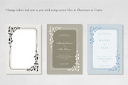Wedding Invitations collection, an Invitation Template by Garden in frame (Thumbnail 2 of 8)