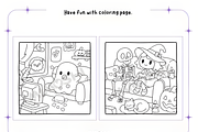 Spooky Hygge Halloween Coloring, a Seasonal Illustration by Coco Bloom (Thumbnail 3 of 4)