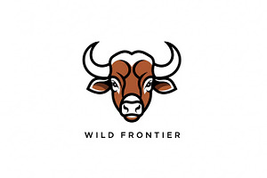 Wild Frontier Bull, a Branding & Logo Template by Logocreative