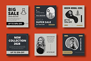 Fashion Sale Social Media Post, a Social Media Template by MightyDesign (Thumbnail 1 of 8)