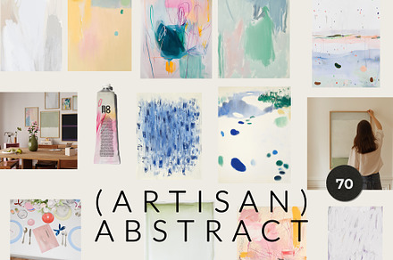 COLORFUL ABSTRACT Prints & Textures, a Background Graphic by Lana Elanor
