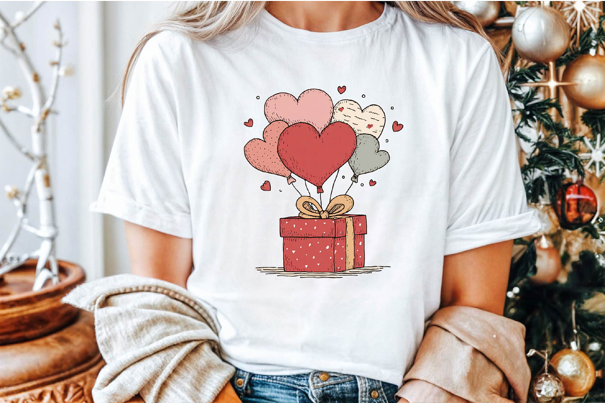 Whimsical Valentine s Gift Box Clipa, an Illustration by Sublimation Artist (Photo 5 of 6)