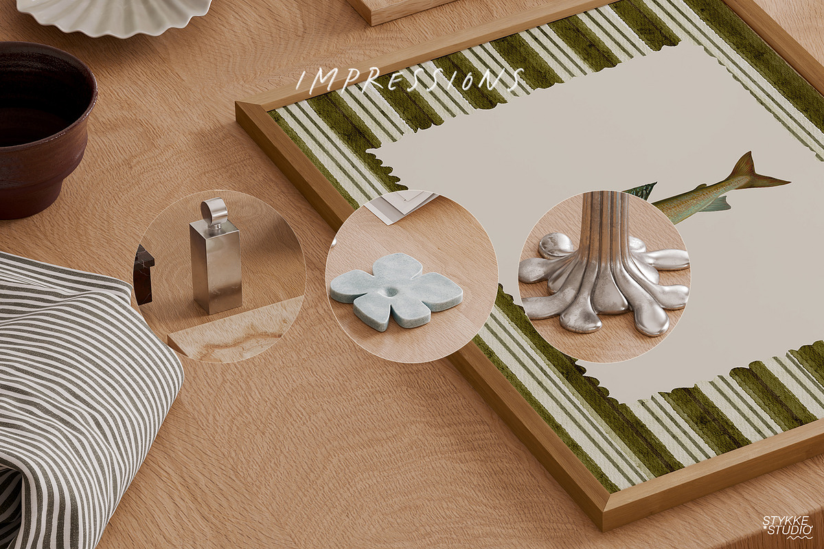 BURGUNDY | frame mockup with mat, a Household Mockup by Stykke Studio (Photo 5 of 10)