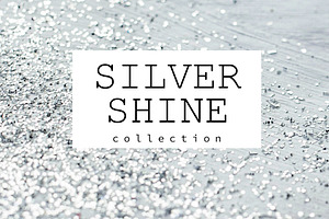 Silver glitter. Watercolor textures