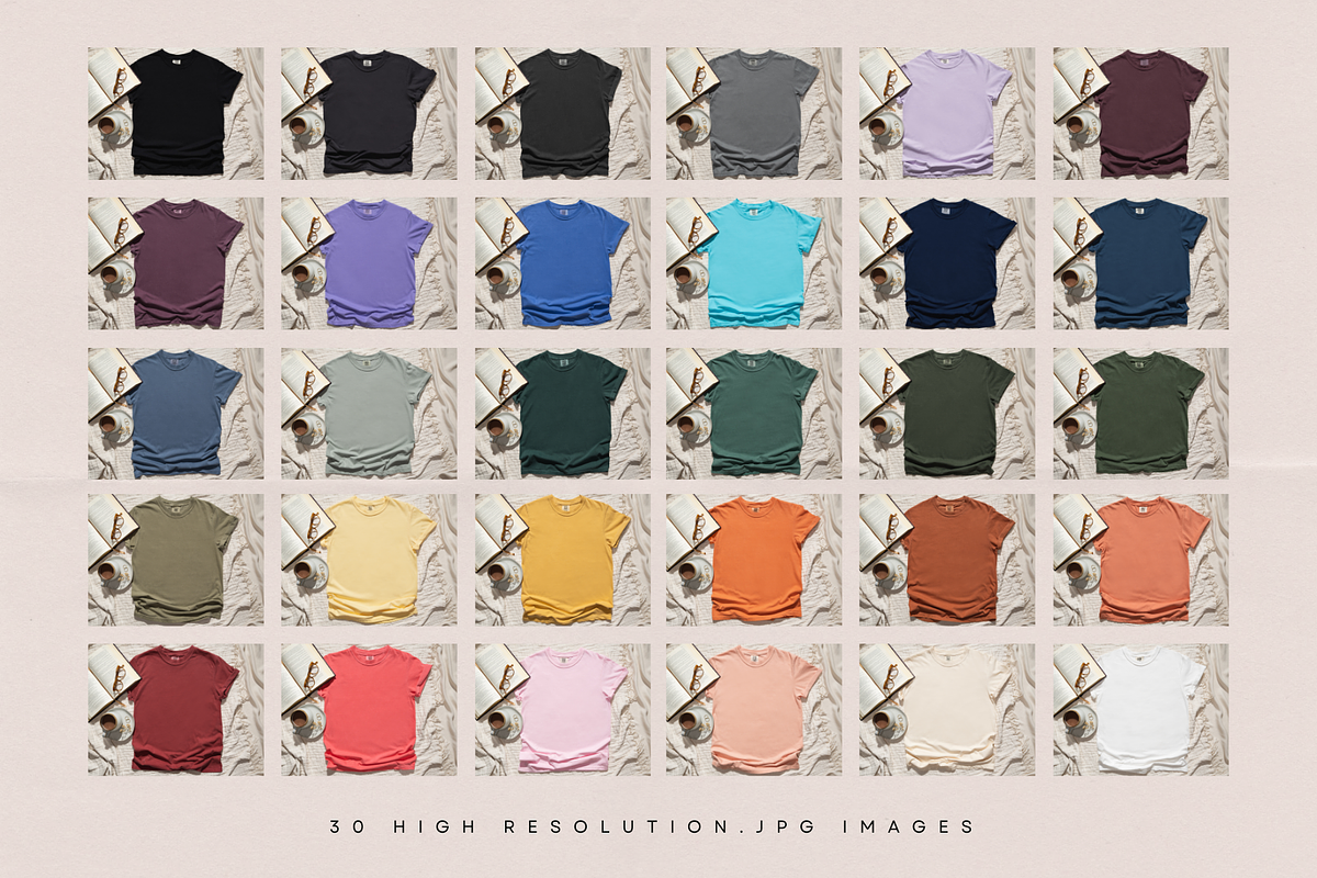 Comfort Colors 1717 Mockup Bundle, a Shirt Mockup by Moda Mocks (Photo 2 of 5)