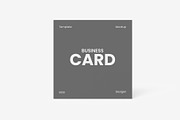 Top View Square Business Card Mockup, an Advertising Mockup by graphypix (Thumbnail 3 of 4)