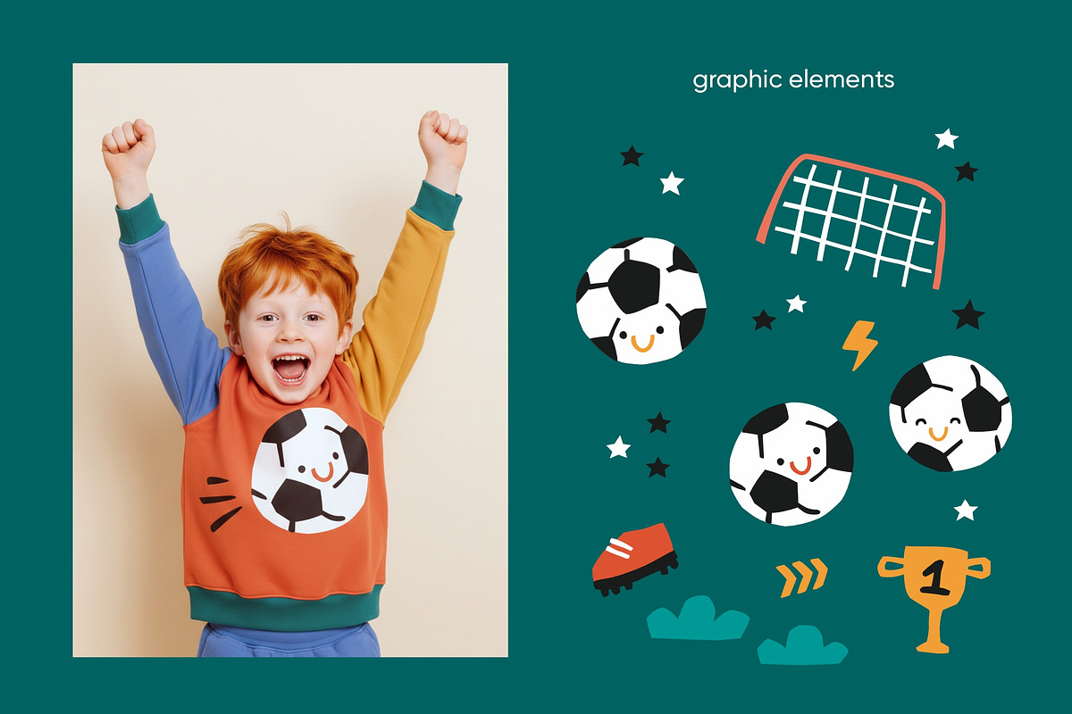 GOAL! football graphic collection, a Pattern Graphic by SurfaceStories (Photo 7 of 11)