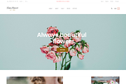 Pts Flower, a Bootstrap Template by Prestabrain (Thumbnail 2 of 7)