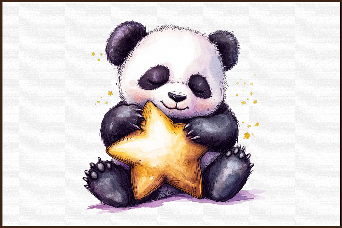 Cute Sleepy Animals Clipart Png Bund, an Illustration by Sublimation Artist (Photo 3 of 6)