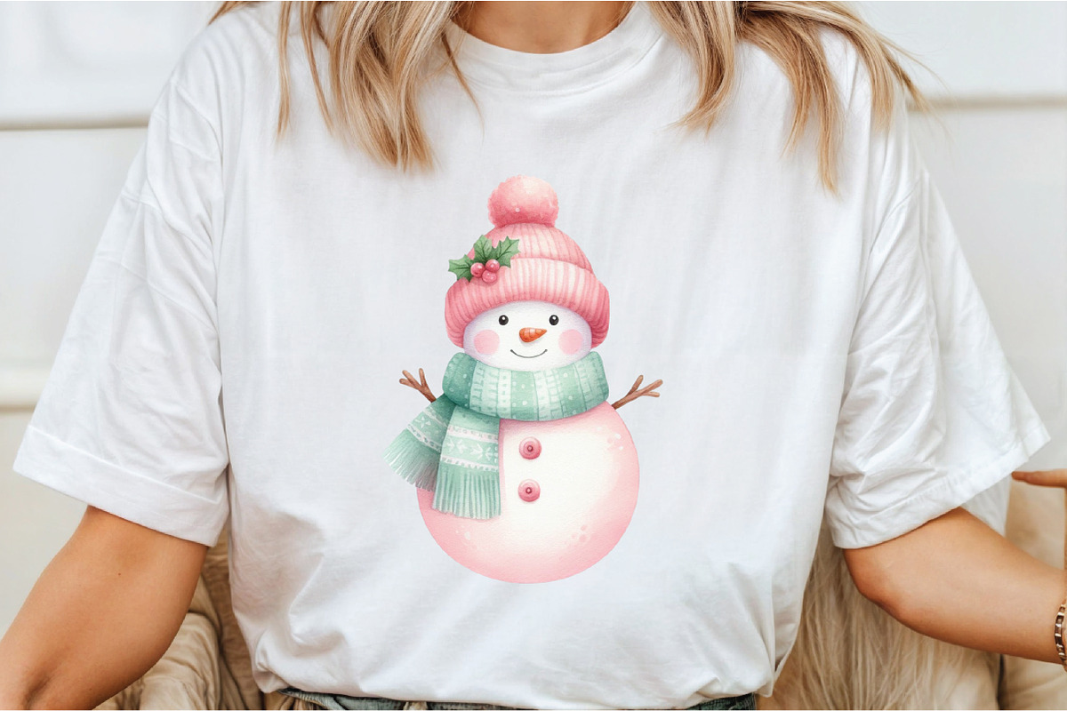 Pastel Christmas Clipart Bundle, an Illustration by Libby Wishes (Photo 4 of 6)