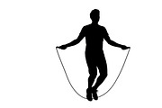 An energetic Jump Rope Silhouette, an Illustration by Amazin_art (Thumbnail 4 of 31)