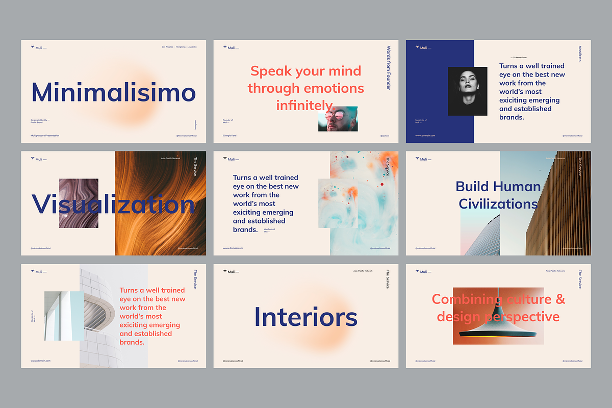 Muli - Minimalist Presentation, a Presentation Template by Biro AMDS (Photo 2 of 15)
