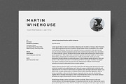 Resume Template / CV, a Resume Template by UX-group (Thumbnail 2 of 5)