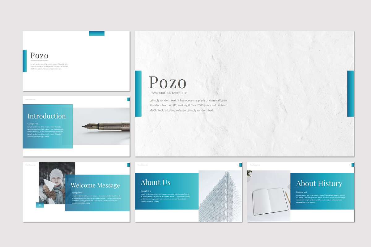 Pozo - Powerpoint Template, a Presentation Template by inspirasign