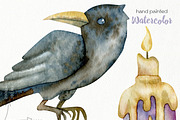 Watercolor Witchcraft Clipart, an Education Illustration by OllyKo Art (Thumbnail 6 of 8)