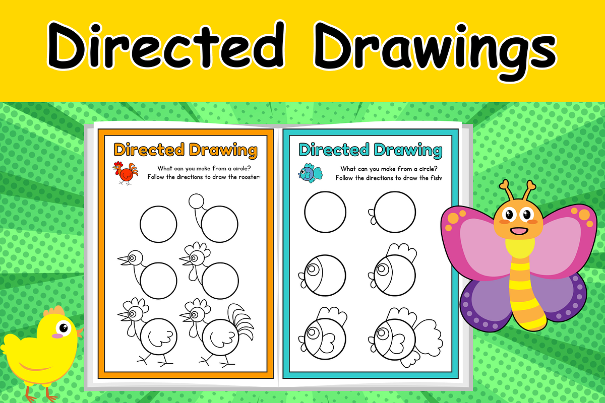 Directed Drawing Spring, Summer,Fall, a Templates & Theme by Premium Digital Templates (Photo 2 of 3)