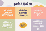 Jack & Robin, a Sans Serif Font by BlueRobinDesignShop (Thumbnail 12 of 13)