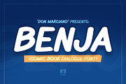 Benja - Comic Book, a Sans Serif Font by DonMarciano (Thumbnail 1 of 5)