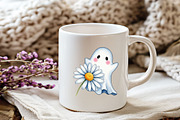 Daisy Flower & Halloween Clipart, an Illustration by Watercolor design (Thumbnail 2 of 6)