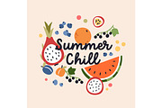 Seasonal summer card templates set, a Decorative Illustration by Good Studio (Thumbnail 2 of 6)