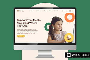 Kid Co. | Tutoring Website Template, a Wix Template by Collette Collabs