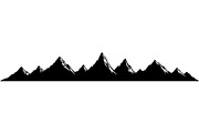 Mountain Landscape Silhouette, a Decorative Illustration by Designer_Momina (Thumbnail 17 of 19)
