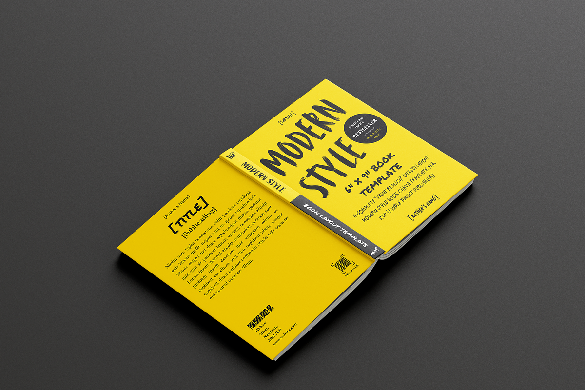 Modern Style Book Template, a Templates & Theme by Wilsonian Press (Photo 9 of 9)