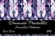 Gothic Skull Digital Paper, a Pattern Graphic by Gingerly Brazen Designs (Thumbnail 1 of 5)