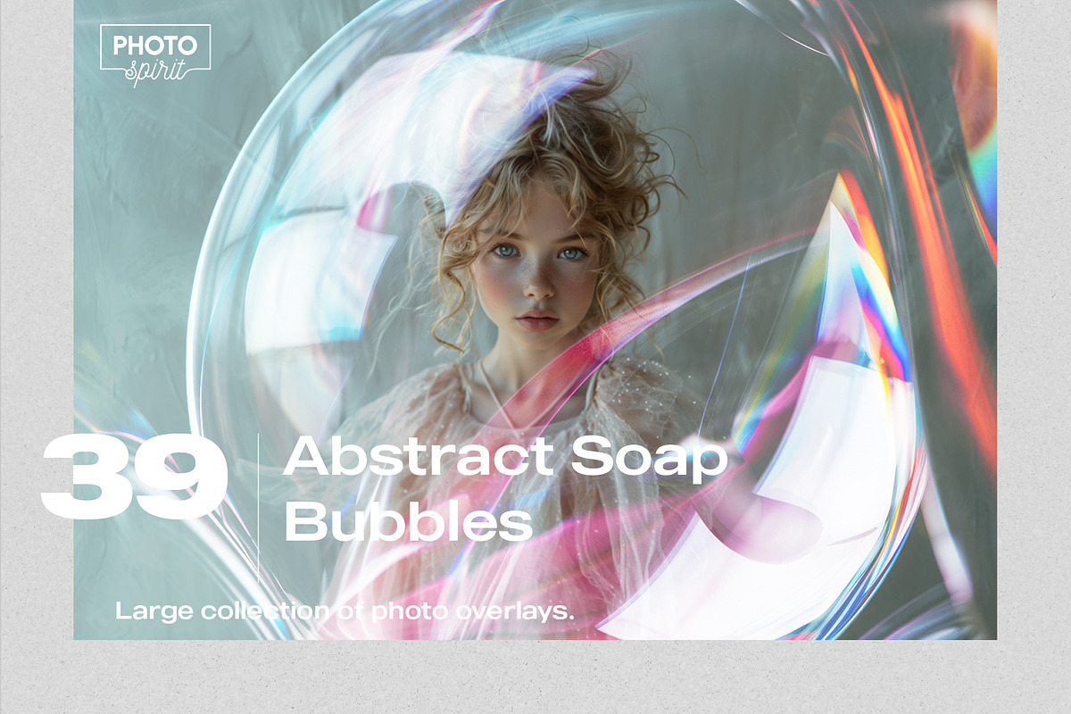 Abstract Soap Bubbles Overlays, a Brushes & More by PhotoSpirit (Photo 1 of 8)