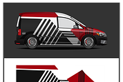 Dynamic Cracked Car Design, a Decorative Illustration by CarWrap design (Thumbnail 2 of 4)