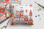 SCANDINAVIAN MOTIFS. Vector Set, an Animal Illustration by Irina Skaska (Thumbnail 7 of 13)