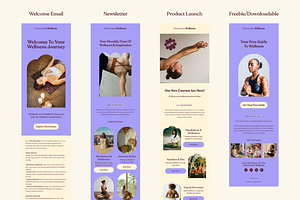 Flodesk Wellness Email Templates