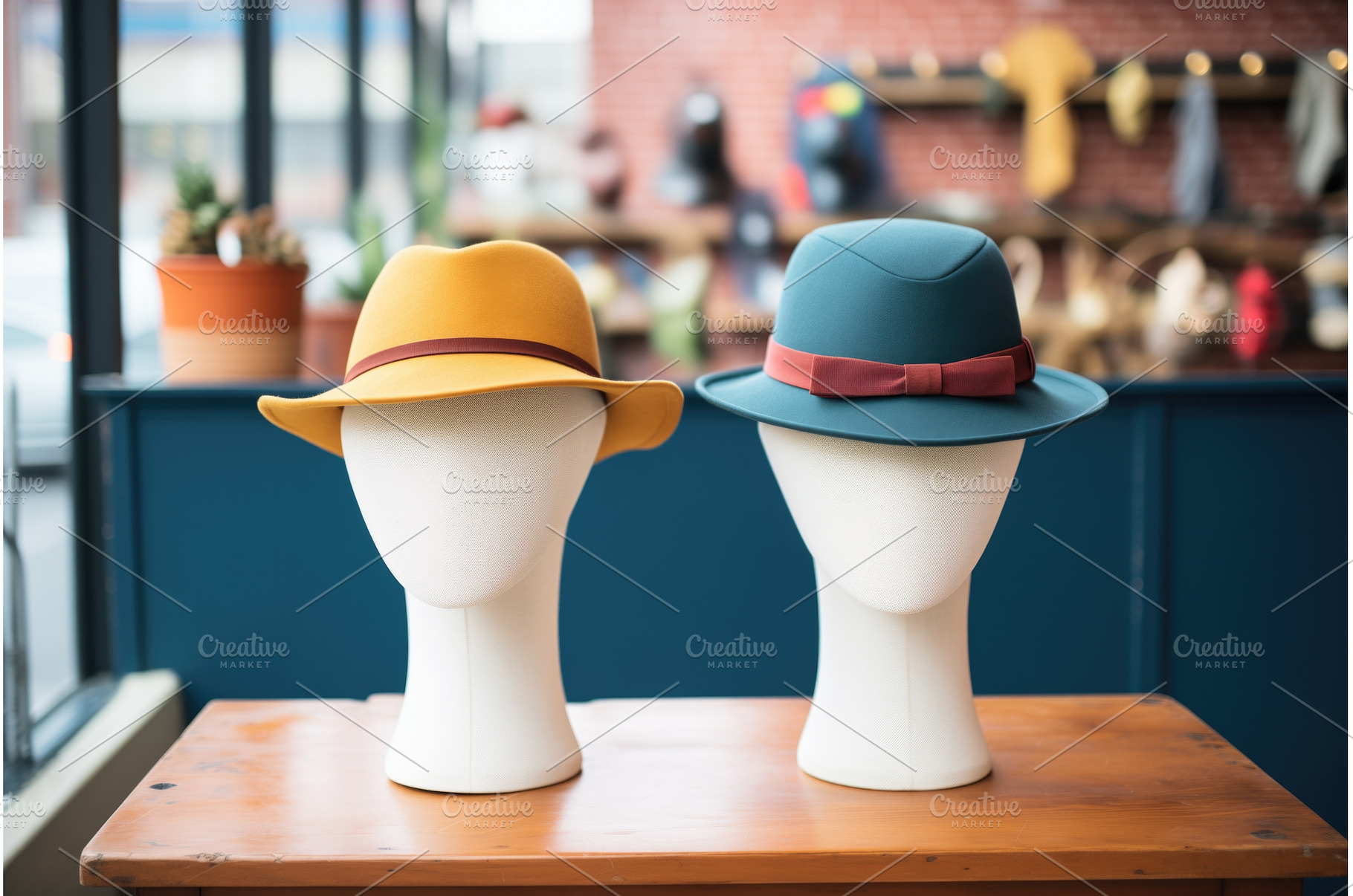 female and male hats placed next to, an Abstract Photo by Sergey Kotenev