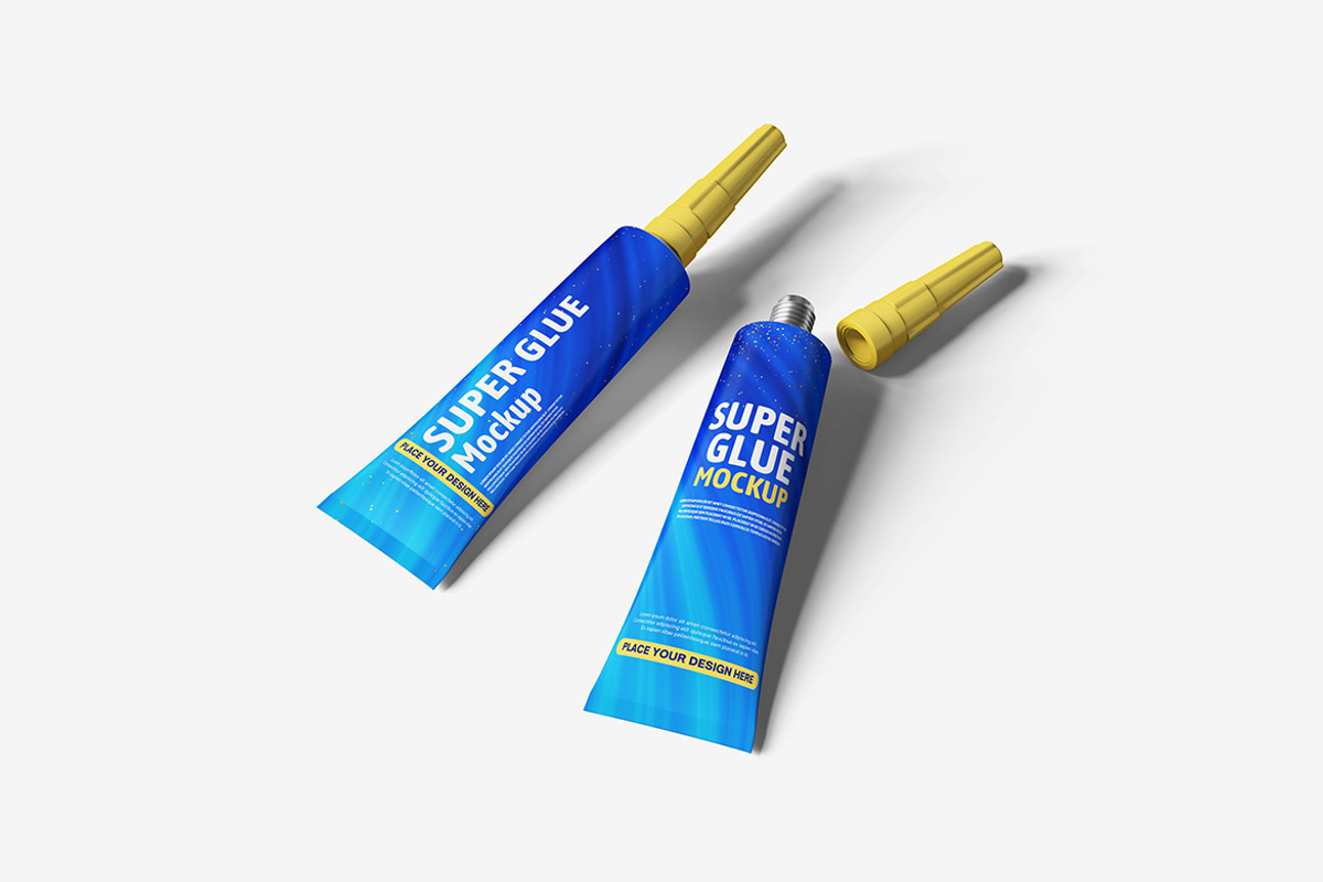 Glue Tube Mockup, a Product Mockup by bimockup