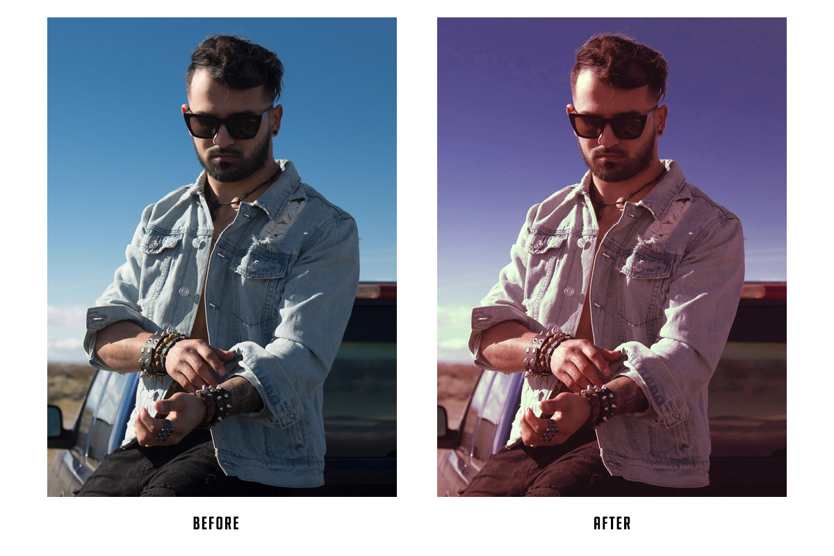 24 Street Style Photoshop Actions, an Action Add-On by Light Hero Studios (Photo 6 of 24)