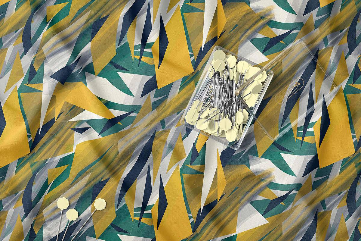 Dynamic Abstract Geometric Pattern, a Pattern Graphic by StudioGlouna (Photo 2 of 4)