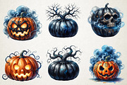 Quirky Pumpkins PNG Clipart, a Seasonal Illustration by RobertsArt (Thumbnail 4 of 7)