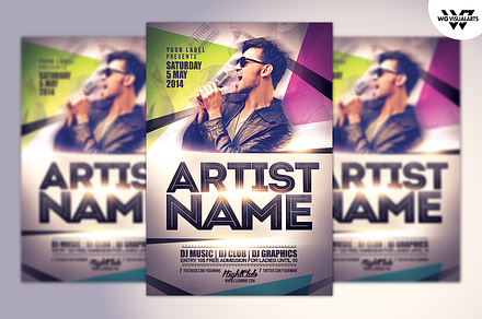 ARTIST & DEEJAY Flyer Template