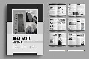 Real Estate Brochure Layout, a Brochure Template by MightyDesign
